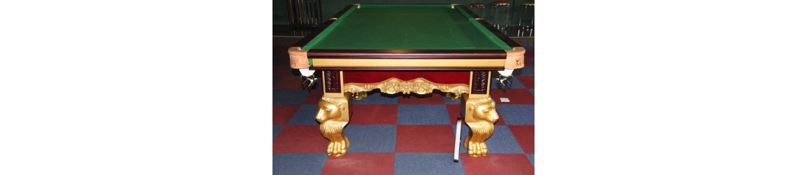 Warier Chinese 8 Ball Table New (Gold Royal)